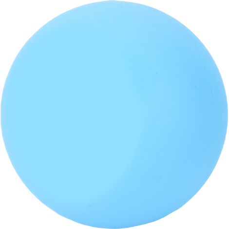 Balle de massage de yoga en silicone bleue pour soulager les douleurs musculaires, thérapie des points de déclenchement, balle de fitness portable (1/5)