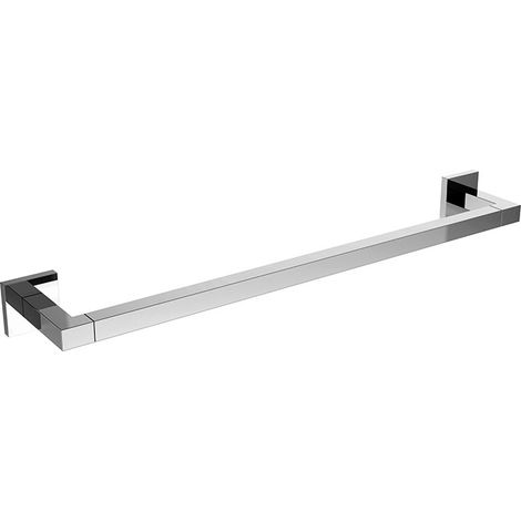 Porta salviette da 30 cm cromato serie Frame - fissaggio incollo o viti (1/3)