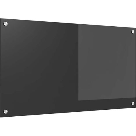 Protection de cuisine Gris foncé 90 x 50 x 0,6 cm verre trempé CFW42271 (1/5)
