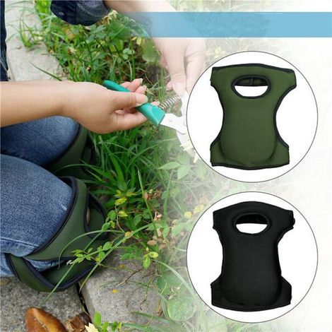 Convient pour le jardinage, genouillères en mousse à mémoire de forme souple, vertes (1/2)