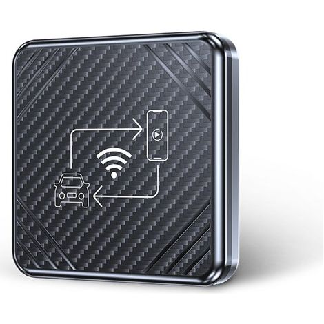 Compatible con CarPlay Box, caja de IA 2 en 1 con cable a inalámbrica para CarPlay y Android Auto, Plug and Play Bluetooth 5.0 WiFi para iOS 9 (1/5)