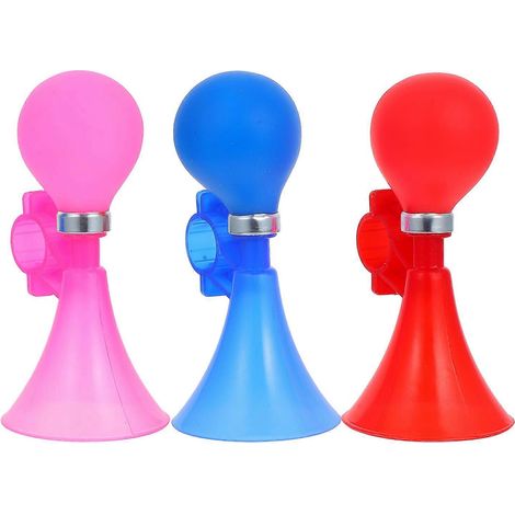 Klaxons pneumatiques pour VTT, alarmes de guidon puissantes, lot de 9, couleurs aléatoires (1/5)