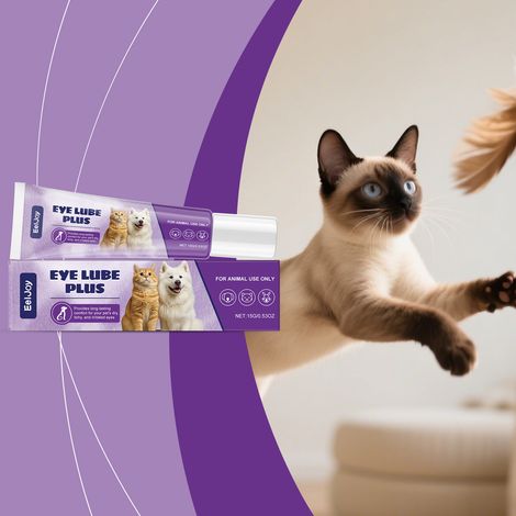 Nettoyant pour les yeux des animaux, convient aux chats et aux chiens, doux, sans rinçage, format nomade, pour un usage quotidien – 15 g (1/5)
