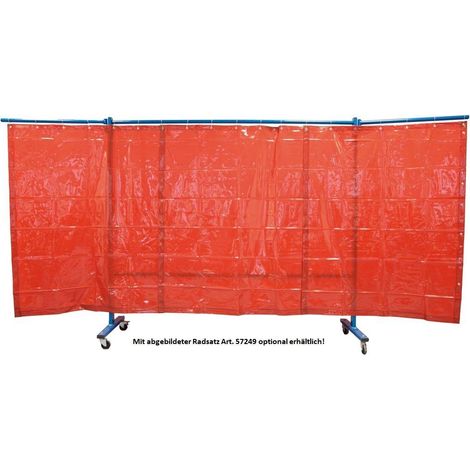 Panel de protección elmag modelo tres partes rojo 380 cm