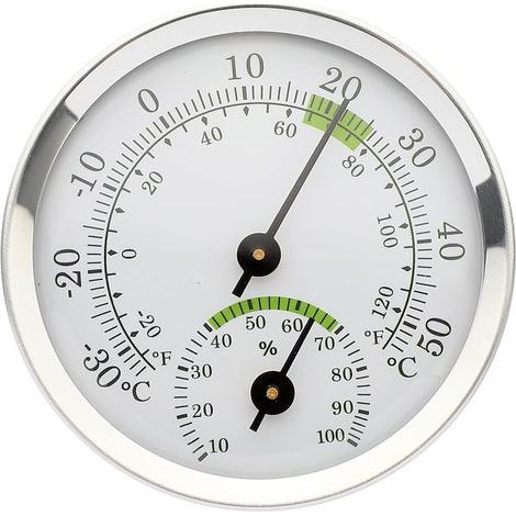 Hygrometer Thermometer Indoor Temperature Humidity Sensor Monitor Detector Measurements for Home Garage Greenhouse Wine Cellar