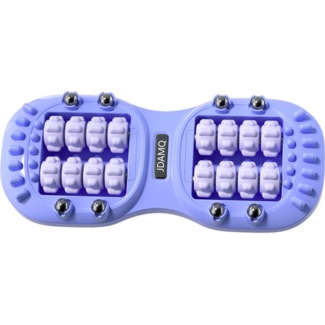 Masajeador de pies, herramientas de reflexología de tejido profundo, 33 x 14 x 4,2 cm, masaje con combinación de presión y amasado, rodillo de acupresión portátil, ideal para pies rígidos, yoga y fasc (1/5)