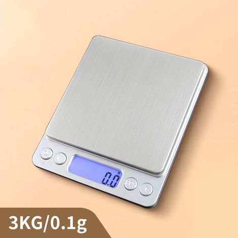 Elektronische Küchenwaage, Gebäckwaage, elektronische Edelstahlwaage, kleine Haushaltsküchenwaage