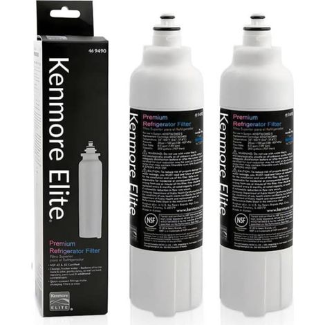 Der OEM 9490 Wasserfilter (2er-Pack) ist schnell und einfach zu installieren, hat ein Fassungsvermögen von 200 Gallonen und sollte alle 6 Monate bei Nennkapazität ausgetauscht werden. (1/4)