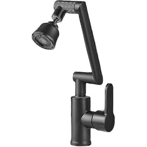 Universal Rotating Faucet Basin Kitchen Bathroom Hot And Cold Household Washbasin Sink Faucet (1/3)