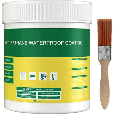 Agent imperméabilisant invisible, mastic isolant et étanche, écologique, inodore, transparent, réparateur de fuites, adhésif ultra-résistant, compatible avec les joints d'étanchéité. (1/5)