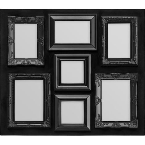 Premier Housewares Black Contemporary 7 Photo Frame