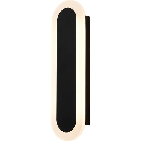 Litecraft Mitali Wall Light Outdoor Linear 10 Watt Integrated CCT LED - Black (1/5)