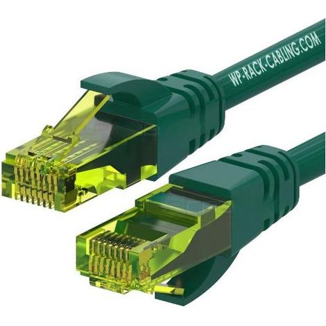 WP WPC-PAT-6AU020G Netzwerkkabel Grün 2 m Cat6a U/UTP (UTP)