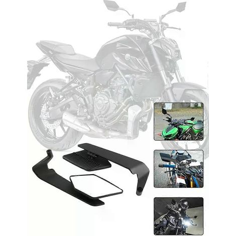 Motorrad-Seitenspiegel für Kawasaki Z1000 Z900 Z800 Z750 Z650 Z400 Z300 Rückspiegel-Kits, drehbar und verstellbar für BMW JXL GV (1/5)