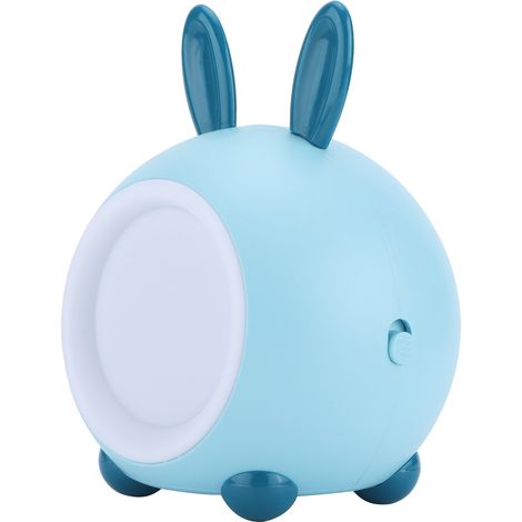 Veilleuse USB verticale à motif lapin bleu, lampe de table verticale pour armoire, chambre, bureau, XY010T (1/5)