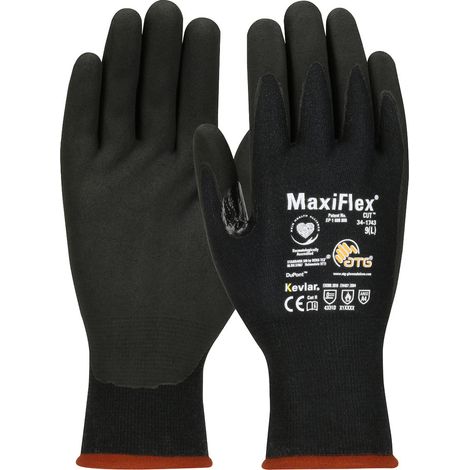 Guantes de trabajo ATG MaxiFlex 34-1743 - 9 (L) - Negro