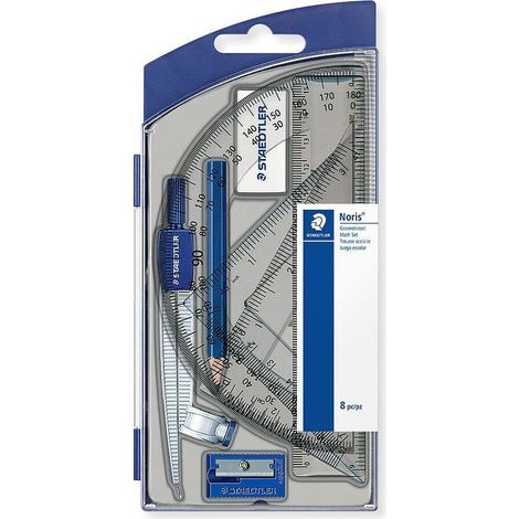 Set scolaire - STAEDTLER - Compas de précision - Attache-compas universelle - Accessoires inclus