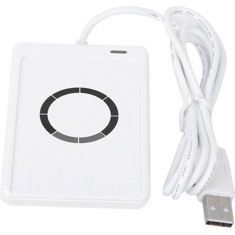 Lecteur de cartes NFC sans contact, portable et intelligent, outil de copie de cartes d'identité IC, CUID et UFUID ACR122U‑A10 (1/5)