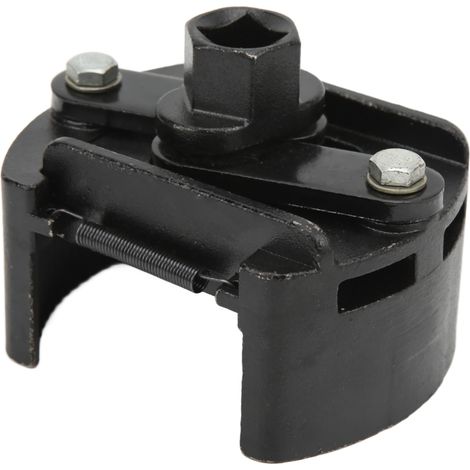Clé à filtre à huile en forme de U, 2 griffes, réglable, en acier moulé, universelle pour filtres à carburant de 80 à 105 mm (1/5)