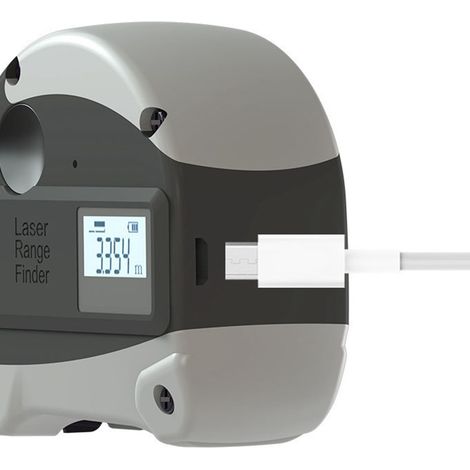 Télémètre infrarouge laser portatif haute précision 30 m, règle électronique numérique pour mesure de pièces, outil de mesure mural, distancemètre compact. (1/5)