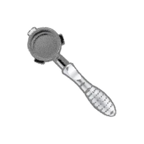 Porte-filtre à espresso sans fond, 54 mm, avec panier-filtre pour une extraction visuelle et une utilisation par les baristas.-AquaForge (1/5)