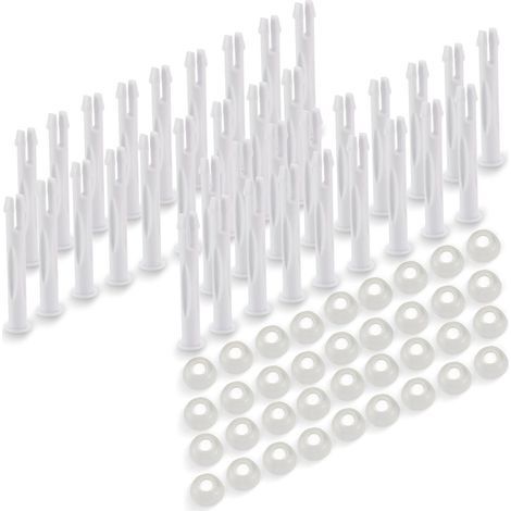 Rubber Seal and Joint Pin Kit 25018 - 2.75" Long Pool Pin Seal Kit for Intex 13' to 24' Round Metal Frame Pools, 36 Pack
