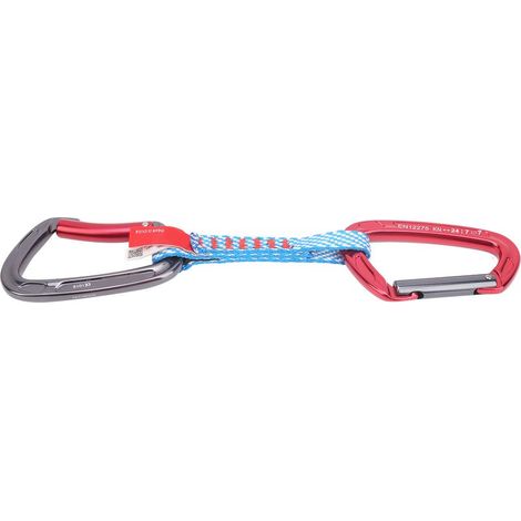 CAMNAL Outdoor-Kletterausrüstungsset: gerade und gebogene Karabiner mit Schraubverschluss, 27 cm (1/5)