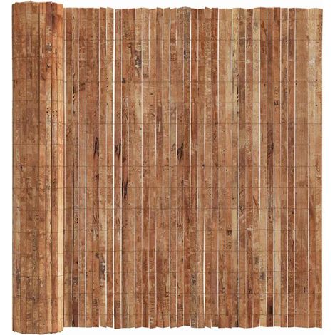 Maison Exclusive - Rindenzaun Braun 400 x 180 cm Rinde
