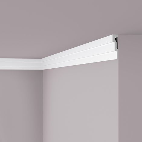 Cornice soffitto parete NMC M1 NOMASTYL Noel Marquet modanatura tipo stucco design moderno bianco 2 m