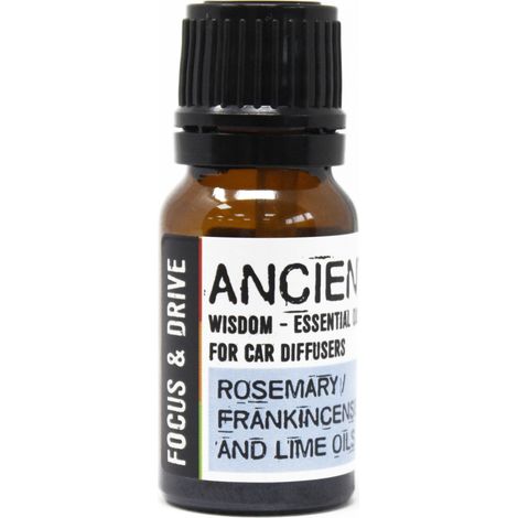 Mélange d'aromathérapie pour voiture 10 ml - Focus & Drive- Vendu par 1 (1/4)