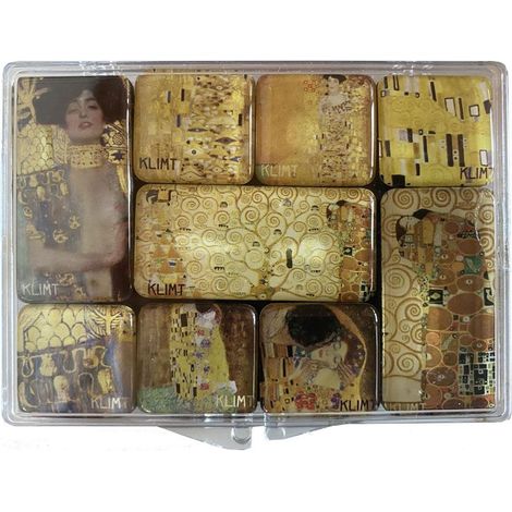Lot de 9 Mini Magnets Gustav Klimt