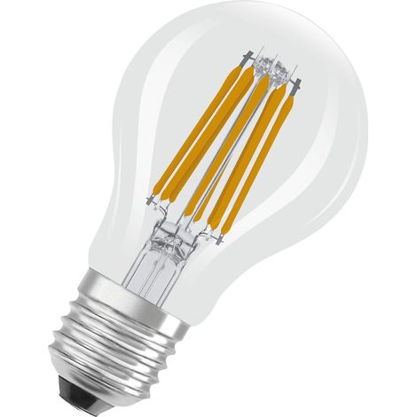 OSRAM LED Superstar Classic LED-Lampe A 100 in klassischer Kolbenform, klarer Glaskörper, 7.2 W, 1521 lm, E27 Fassung, 2700 K für warmweißes Licht, EEK A, 60 mm Durchmesser. (1/5)
