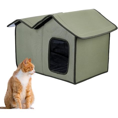 Enclos pour chats - Abri pour chats sauvages et chiens - abri pour animaux (1/5)