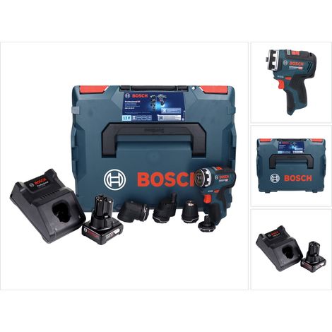 Bosch GSR 12V-35 FC Professional Akku Bohrschrauber 12 V 35 Nm Brushless + 1x Akku 6,0 Ah + Ladegerät + L-Boxx