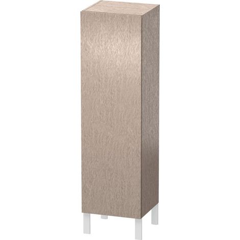 Armoire Duravit L-CUBE 400x363x1320mm ouverture droite chêne cachemire