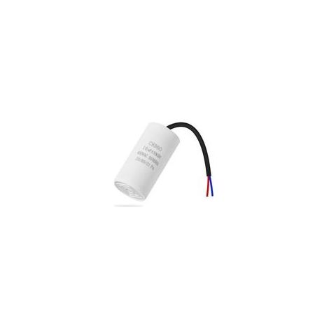 Condensateur, CBB60 45uF 450V 50/60HZ,2 fils 100mm, moteur électrique démarrage compresseur pompe à eau , (1/5)