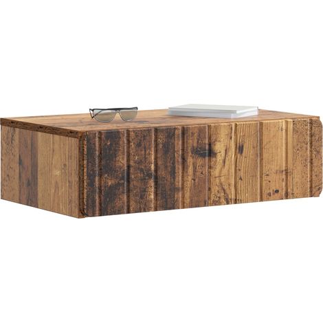 Maison Exclusive - Tavolino da Parete Laterale Legno antico 59 x 34,5 x 17 cm