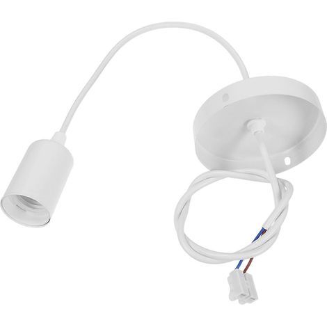 Câble d'alimentation pour suspension, luminaire suspendu, accessoire de lampe de plafond à monter soi-même-100x10cm-White (1/4)