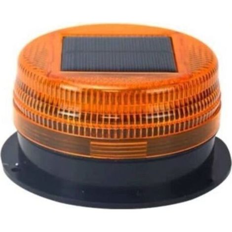 Foco solar magnético de alto rendimiento para techo, linterna para maquinaria de construcción, luz solar de estacionamiento para uso nocturno, color amarillo. (1/2)