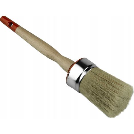 Pinceau Rond Droit Blue Dolphin, 2,5 cm, Pour Peinture Et Finition (1/4)