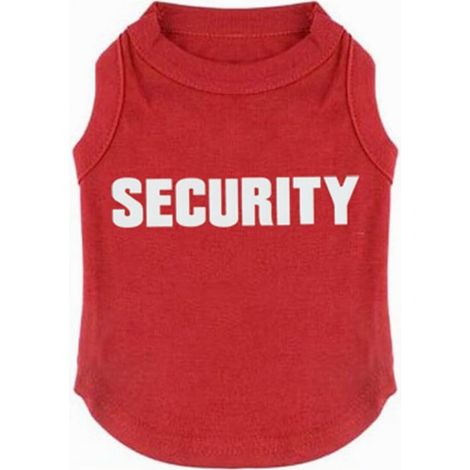 Chemise pour chien T-shirt de sécurité Vêtements d'été Gilet pour petit chien Gilet Sweat-shirt Petit chien Chien moyen Chat (M, Rouge) (1/3)