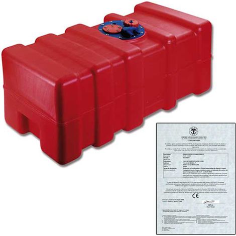 Serbatoio carburante lt 52 certificato ce