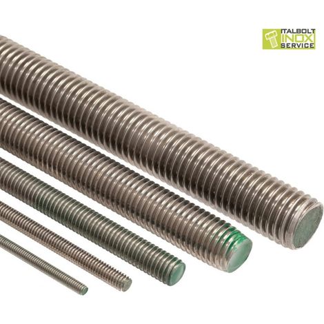 BARRA FILETTATA METRI UNO IN ACCIAIO INOX A2 DIAMETRO 4 MM (1/2)