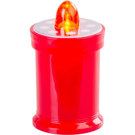 Kerze MagicHome TG-18, LED, für Grab, rot, 11 cm, (inkl. 2xAA) (1/3)