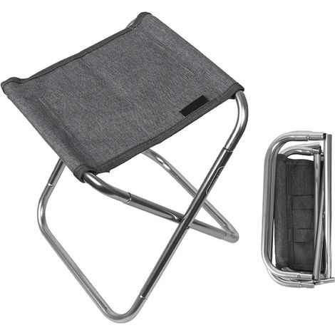 Chaise pliante en alliage d'aluminium, chaise de camping en tissu Oxford, légère, pliable et portable, chaise d'extérieur stable, chaise pliante polyvalente (Style : Style 1) (1/4)