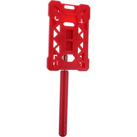 Porte-Cartes Télescopique Rouge en Plastique Multifonctionnel pour Gestion Facile D'entrée et Sortie de Parking Design Simple et Élégant (1/5)