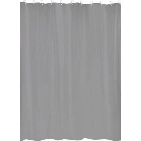 Gelco First Duschvorhang Grau 180x200 cm PEVA
