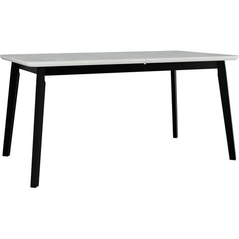 Table Victorville 185, Noir, 75x90x160cm, Disponible, MDF, Bois