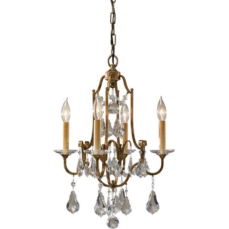 Elstead Valentina - Kronleuchter 4 Light Bronze Finish, E14 (1/4)