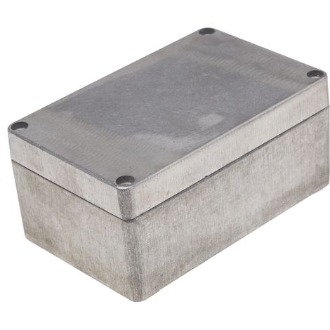 Boîtier RS PRO en Fonte d'aluminium, 125 x 80 x 57mm, Argent IP66 ( Prix pour 1 ) (1/2)